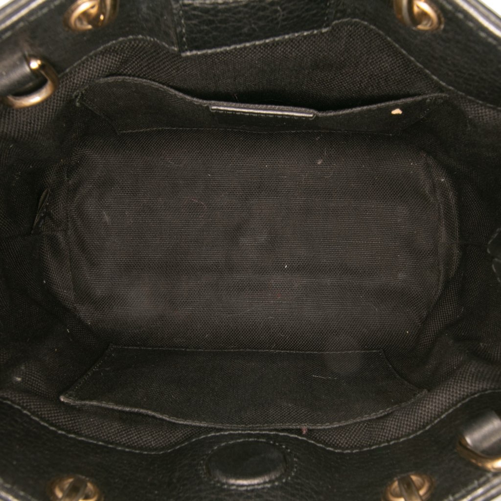 Gucci Mini Calfskin Bamboo Shopper Satchel - 4