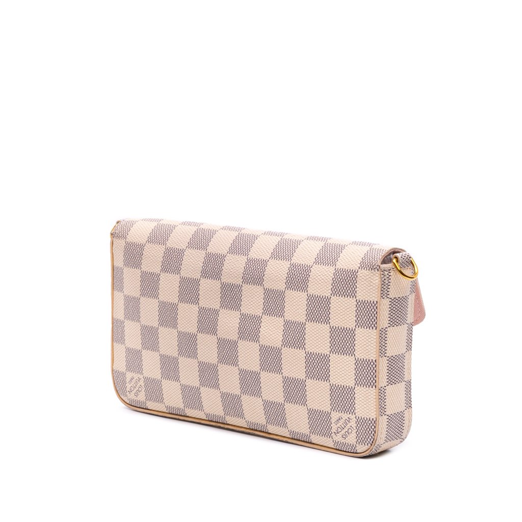 Louis Vuitton Damier Azur Pochette Felicie - Back view