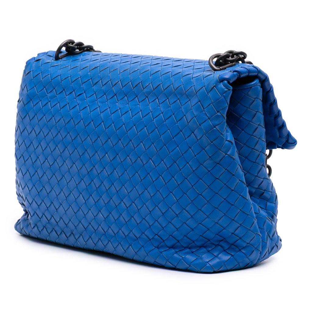 Bottega Veneta Medium Nappa Intrecciato Olimpia Crossbody - Back view