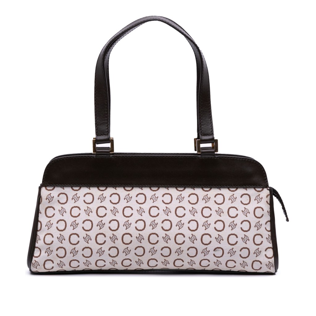Celine C Macadam Canvas Handbag