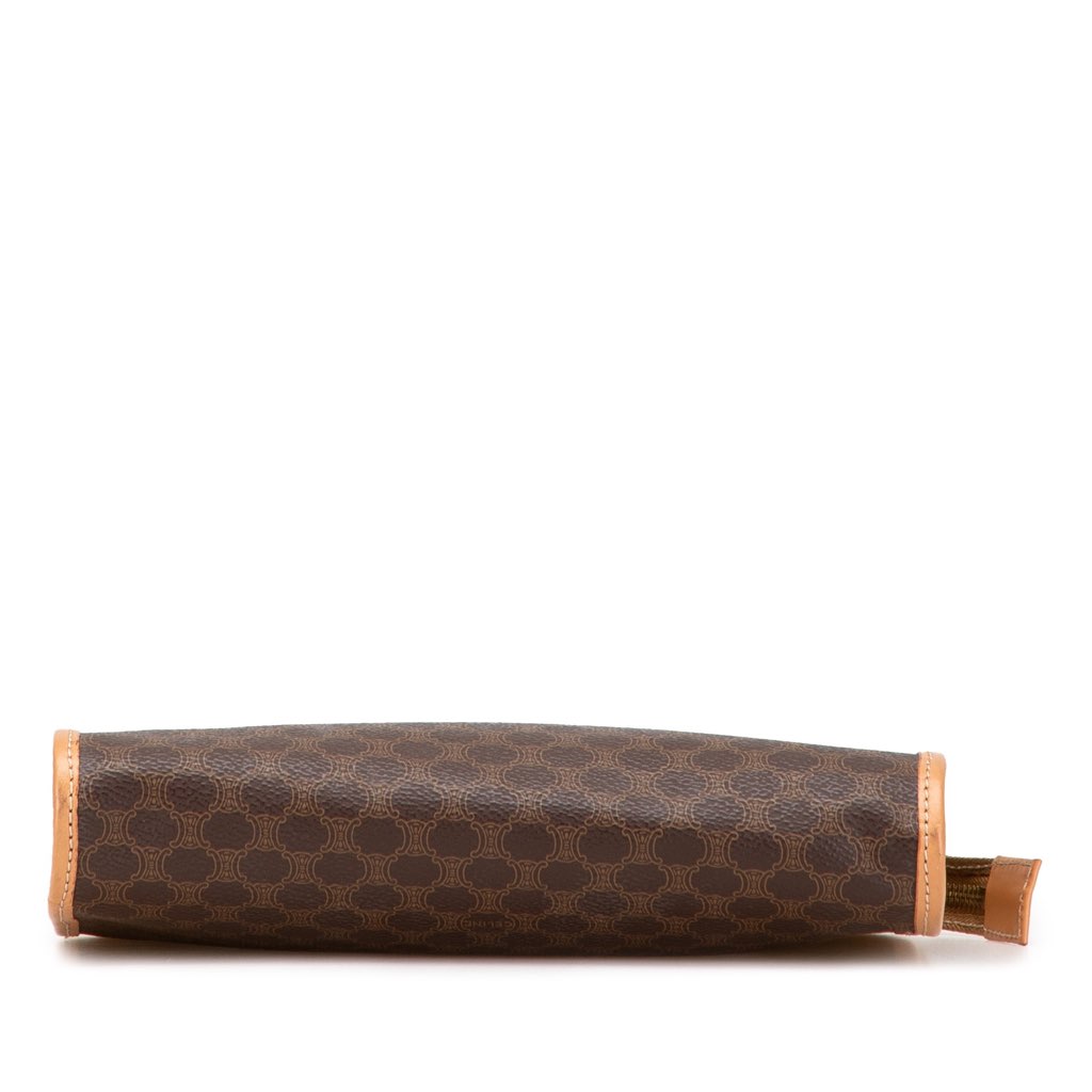 Celine Macadam Coated Canvas Clutch - Image 6