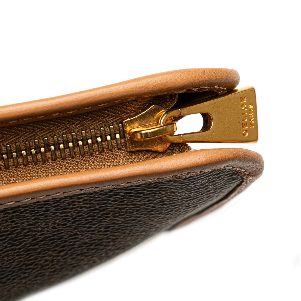 Celine Macadam Coated Canvas Clutch - Image 12