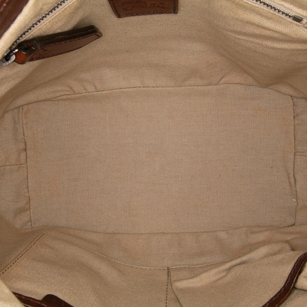 Burberry Mega Check Canvas Lowry Satchel - 4