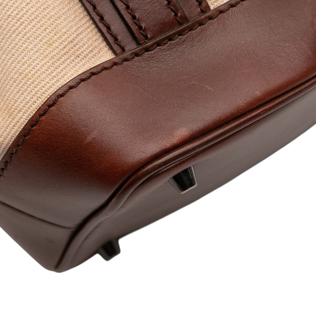 Burberry Mega Check Canvas Lowry Satchel - Image 10