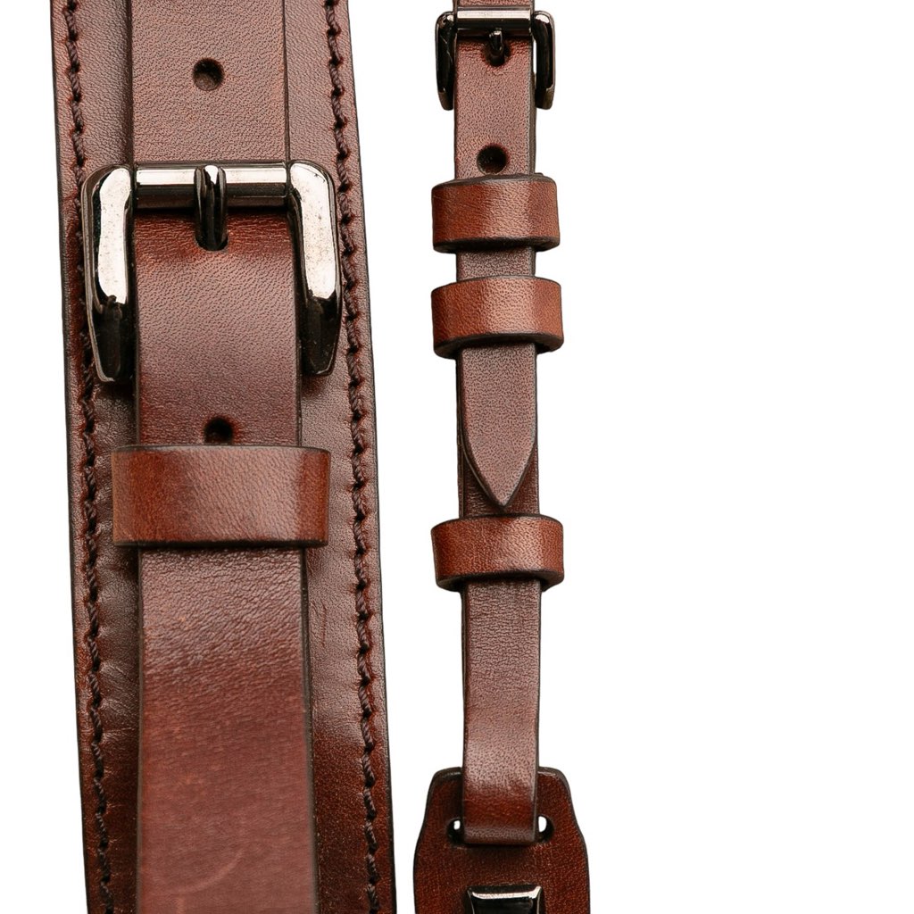 Burberry Mega Check Canvas Lowry Satchel - Image 11