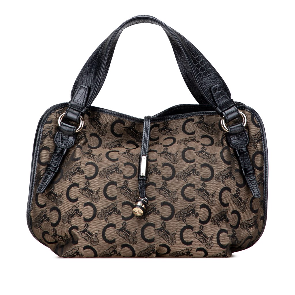 Celine C Carriage Canvas Bittersweet Hobo