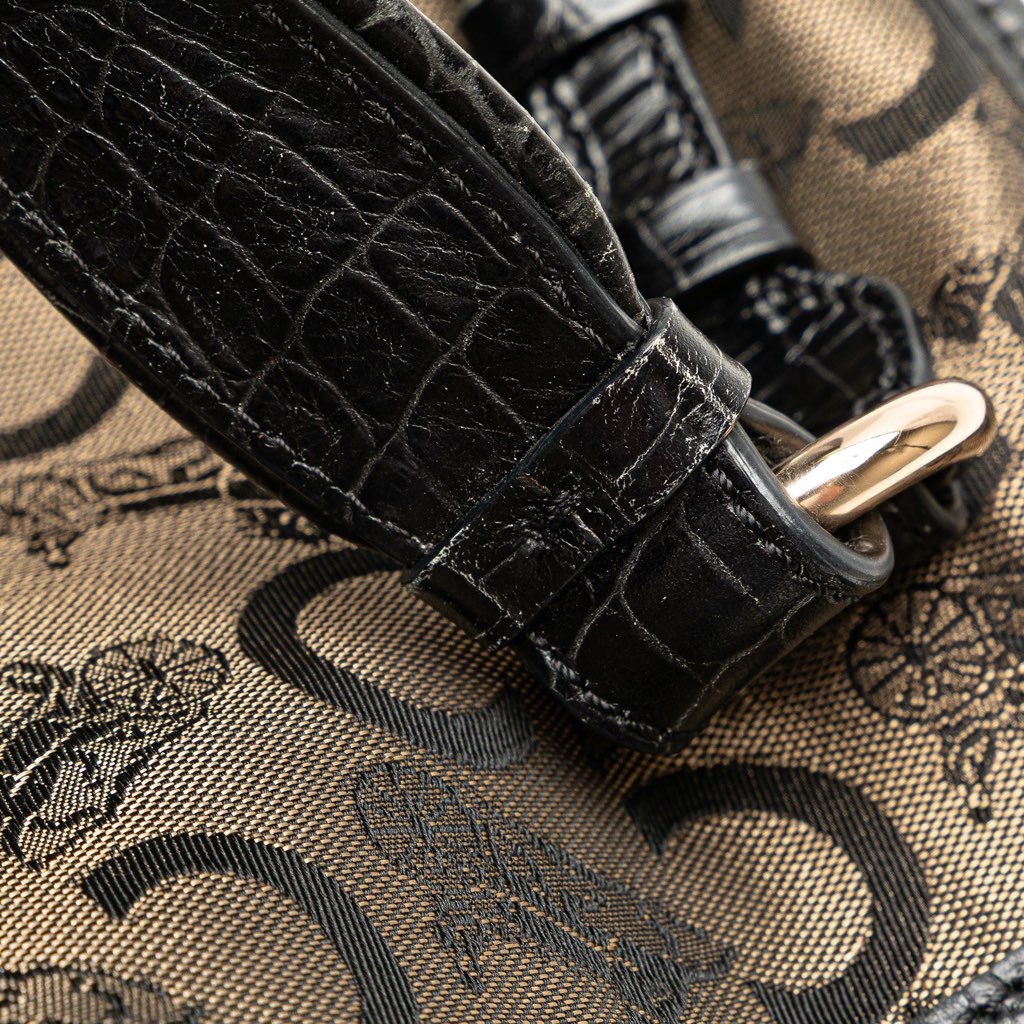 Celine C Carriage Canvas Bittersweet Hobo - Image 11