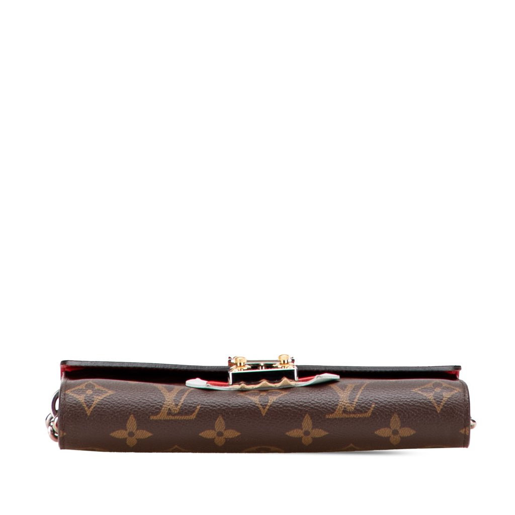 Louis Vuitton Monogram Tribal Mask Chain Wallet - 3