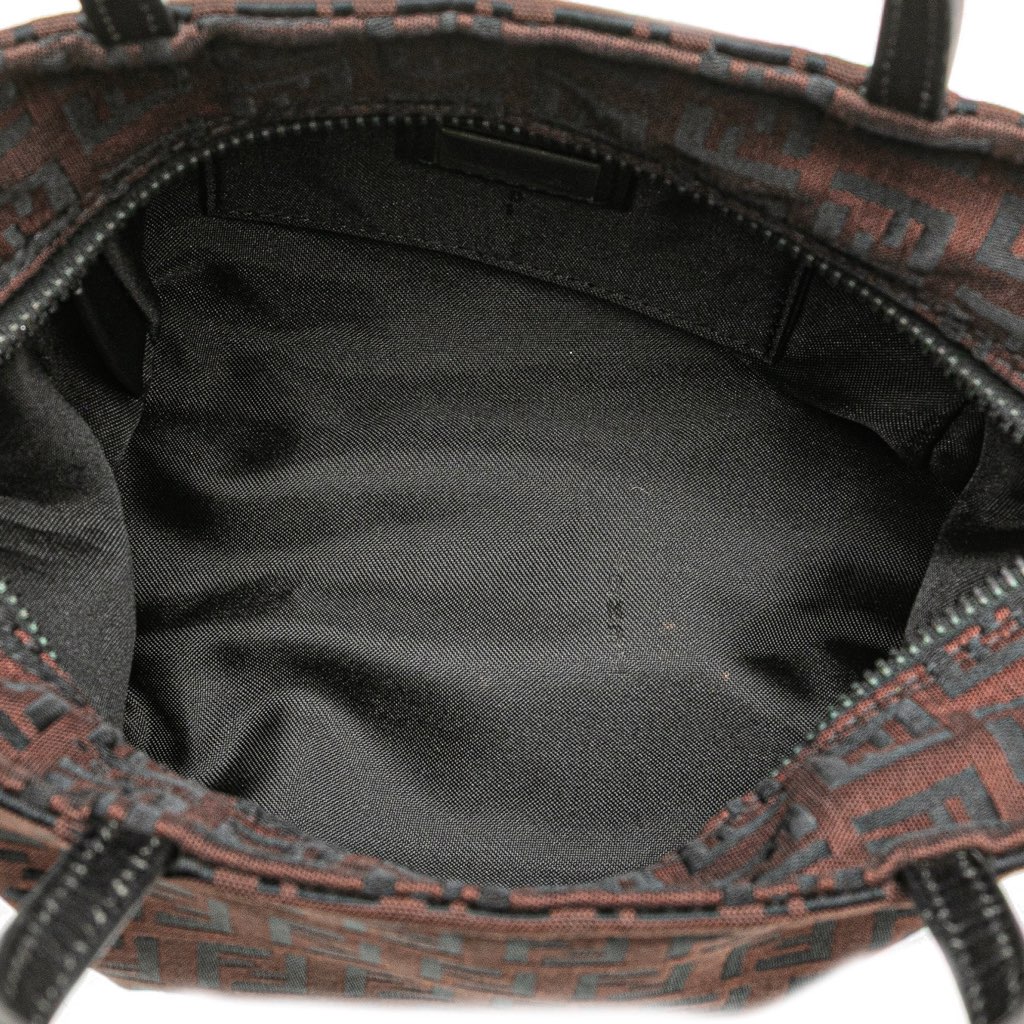 Fendi Mini Zucchino Canvas Handbag - 4