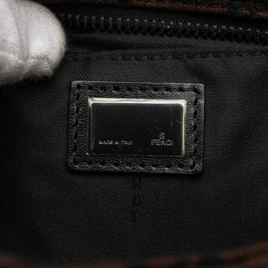 Fendi Mini Zucchino Canvas Handbag - Detail 1