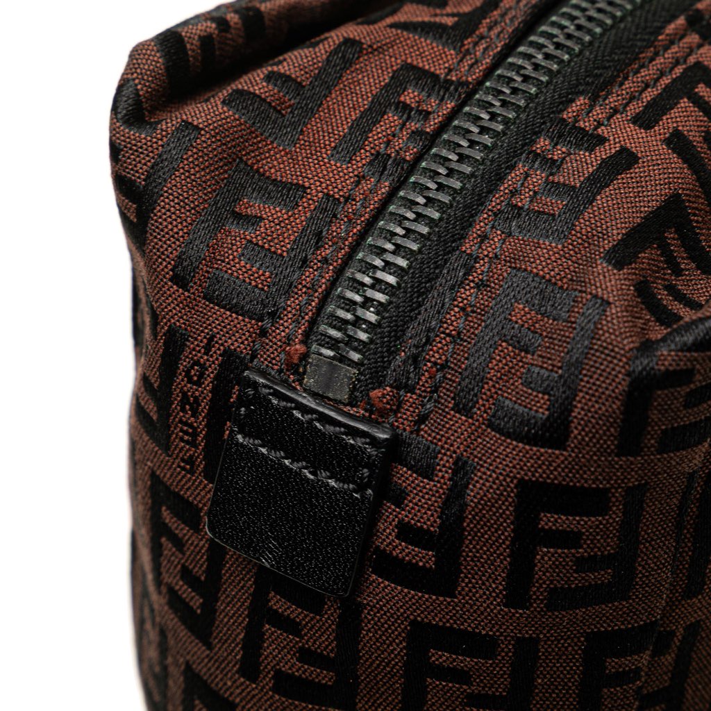 Fendi Mini Zucchino Canvas Handbag - Image 10