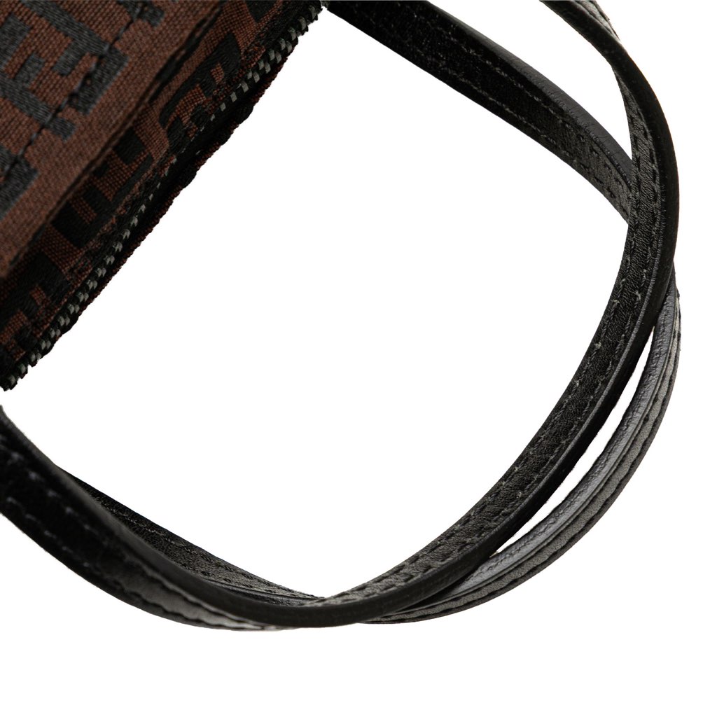 Fendi Mini Zucchino Canvas Handbag - Image 12