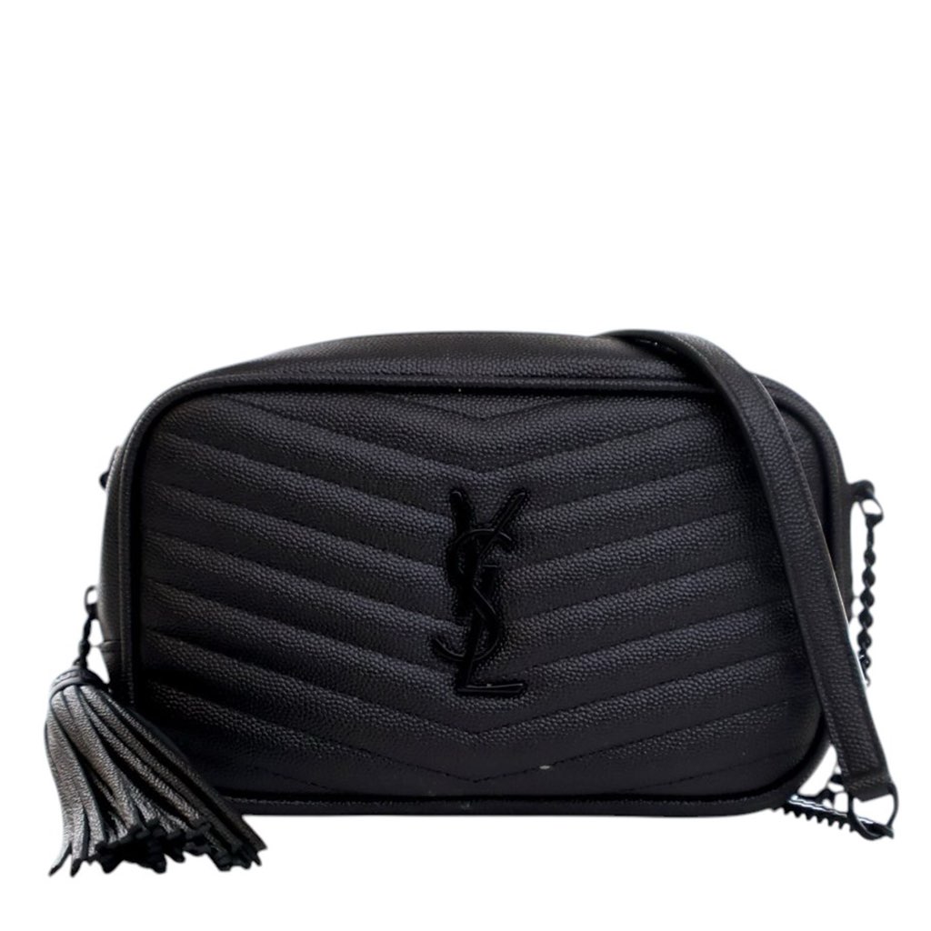 Saint Laurent Mini Grain de Poudre Monogram Monochrome Lou Camera Bag