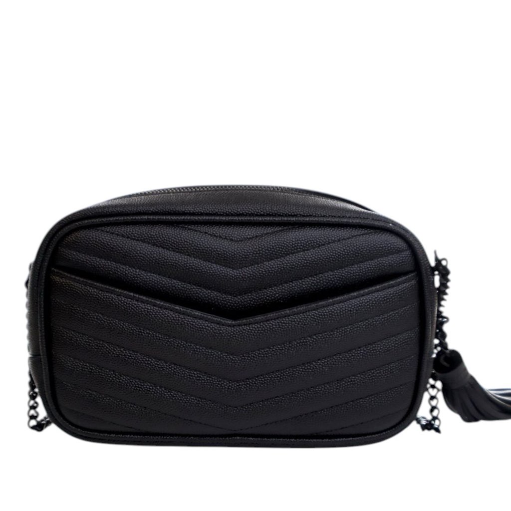 Saint Laurent Mini Grain de Poudre Monogram Monochrome Lou Camera Bag - 2