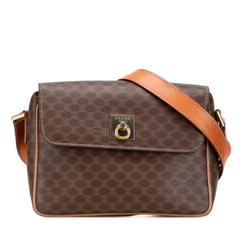 Celine Macadam Coated Canvas Crossbody