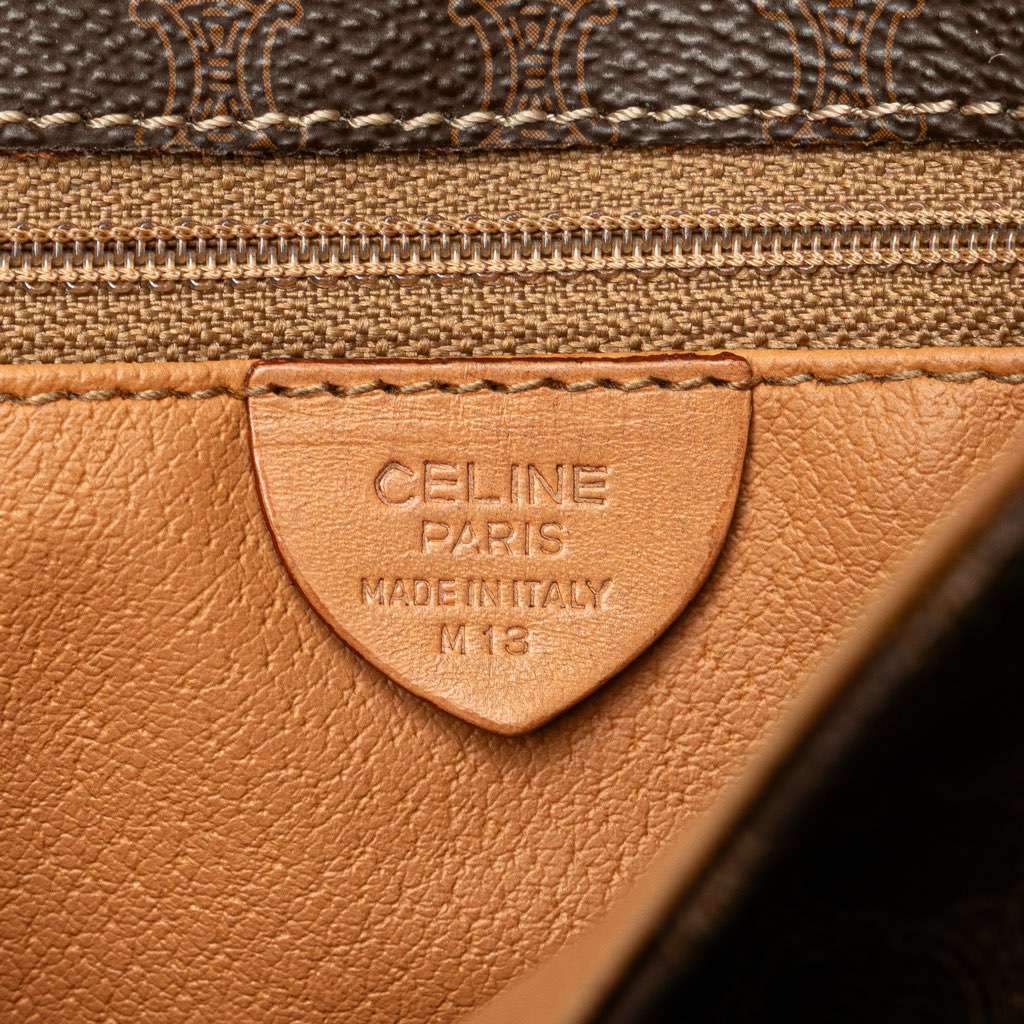Celine Macadam Coated Canvas Crossbody - Side view