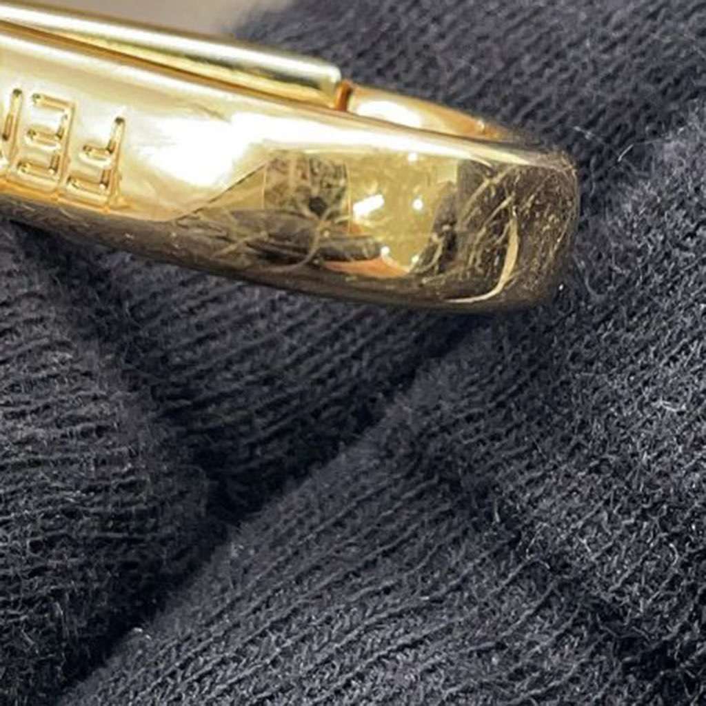 Fendi Versace Fendace FF Baroque Print Silk Baguette Satchel - Image 11