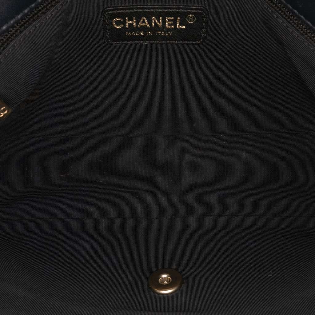 Chanel Medium Bicolor Calfskin Graphic Flap - 4