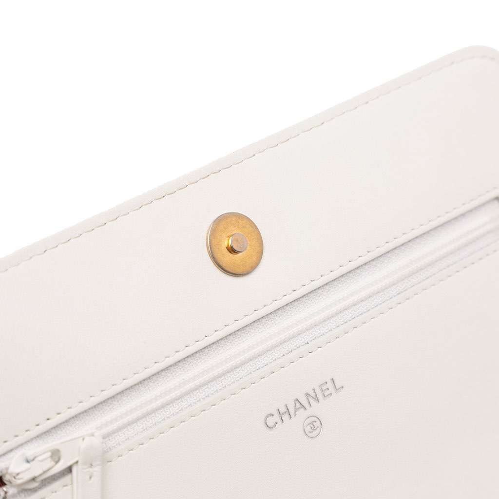 Chanel Quilted Aged Calfskin Gabrielle Wallet On Chain - Image 11