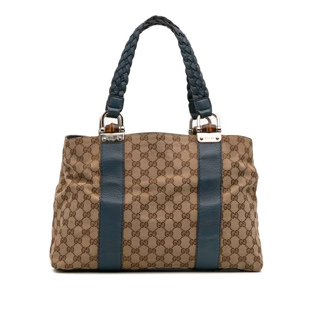 Gucci GG Canvas Bamboo Libeccio Tote