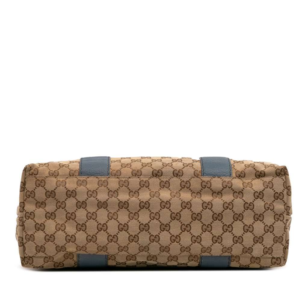 Gucci GG Canvas Bamboo Libeccio Tote - Image 6