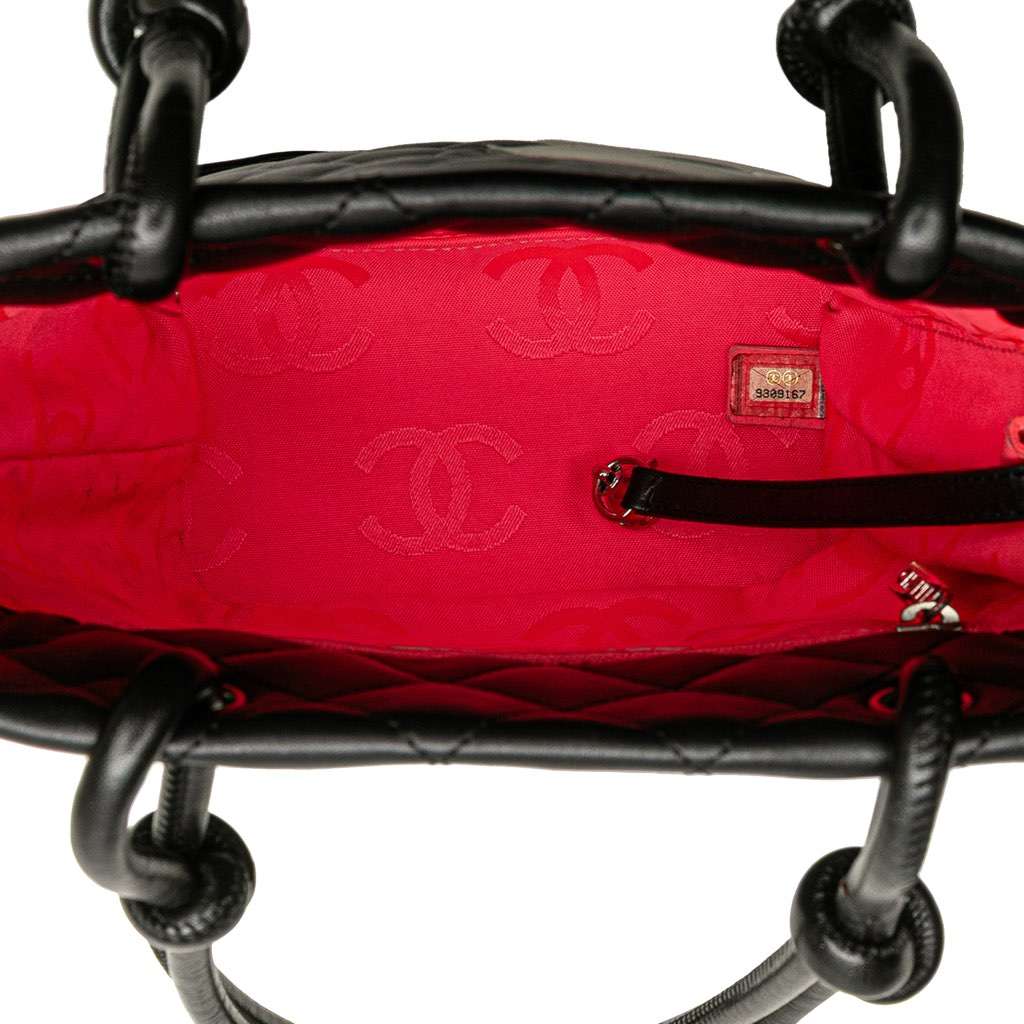 Chanel Small Quilted Lambskin Cambon Ligne Tote - 4