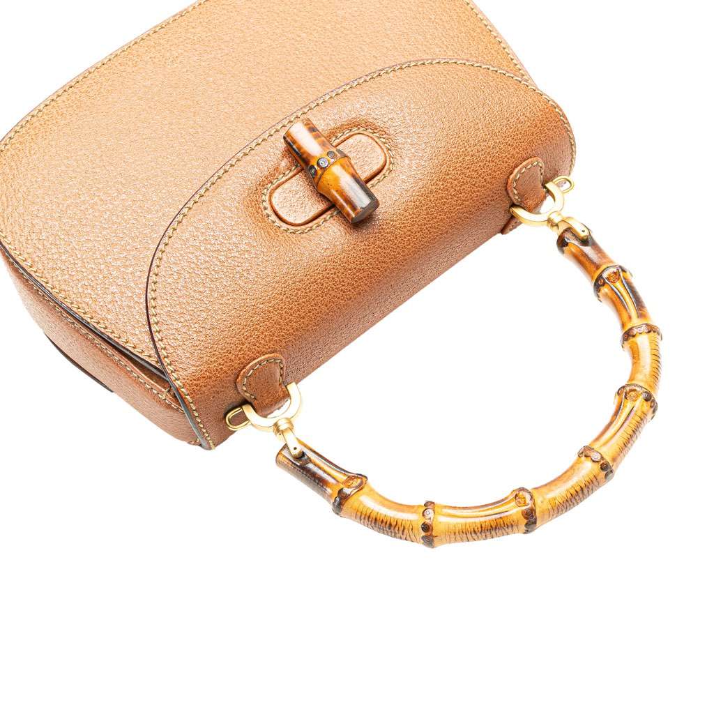 Gucci Grained Calfskin Bamboo Night - Image 12