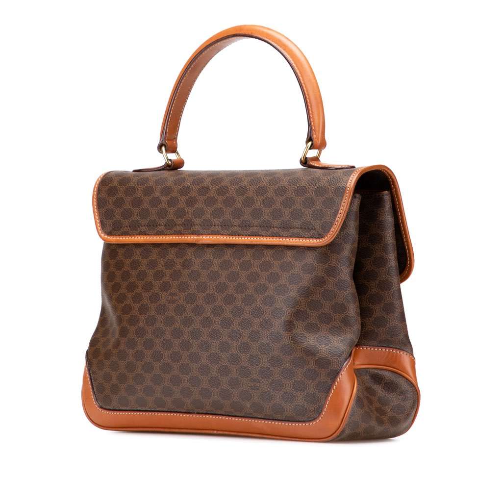 Celine Macadam Coated Canvas Handbag - 2