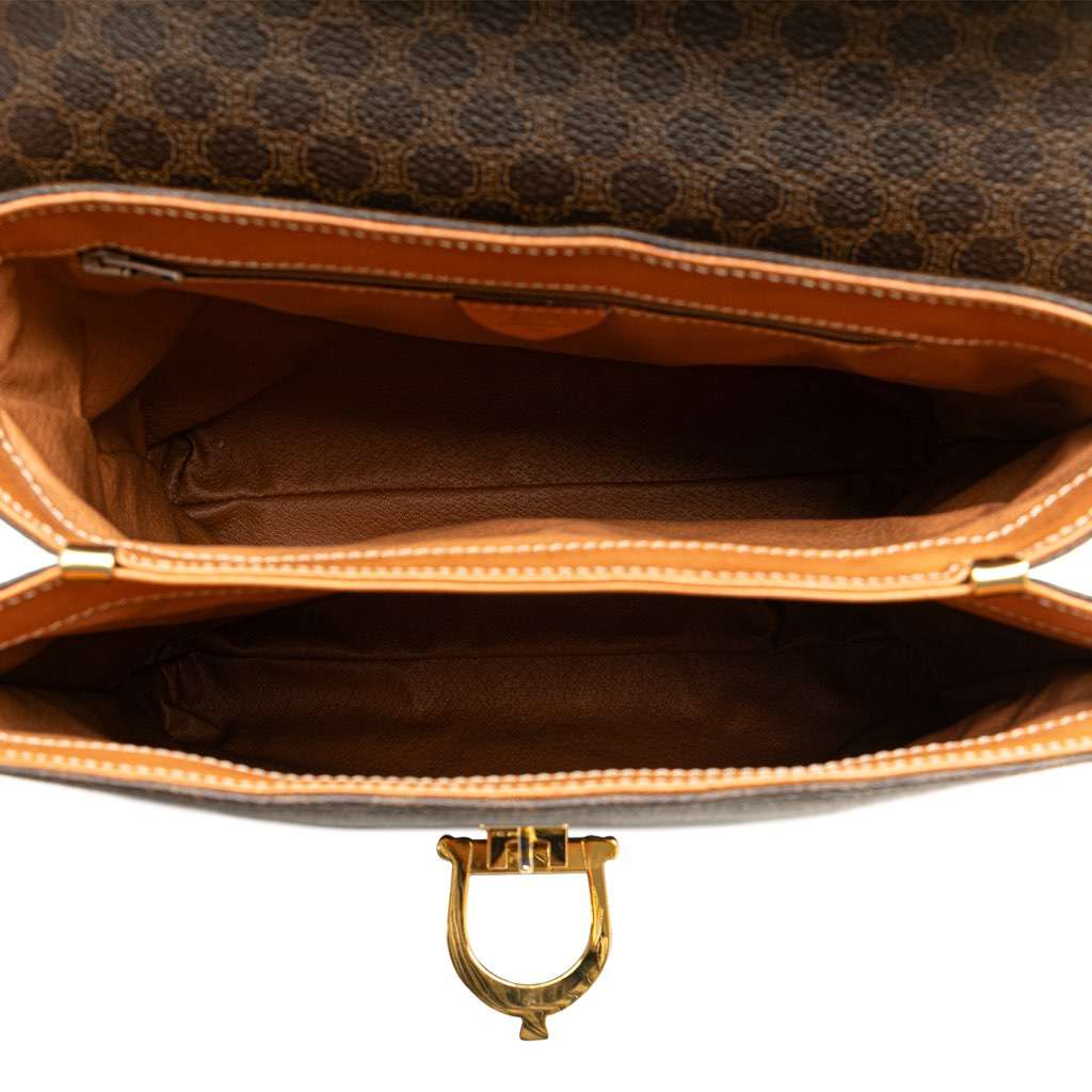 Celine Macadam Coated Canvas Handbag - 4