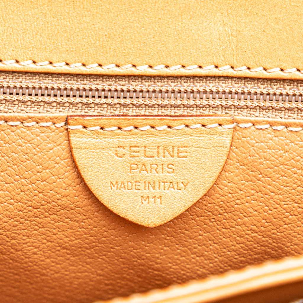 Celine Macadam Coated Canvas Handbag - 5