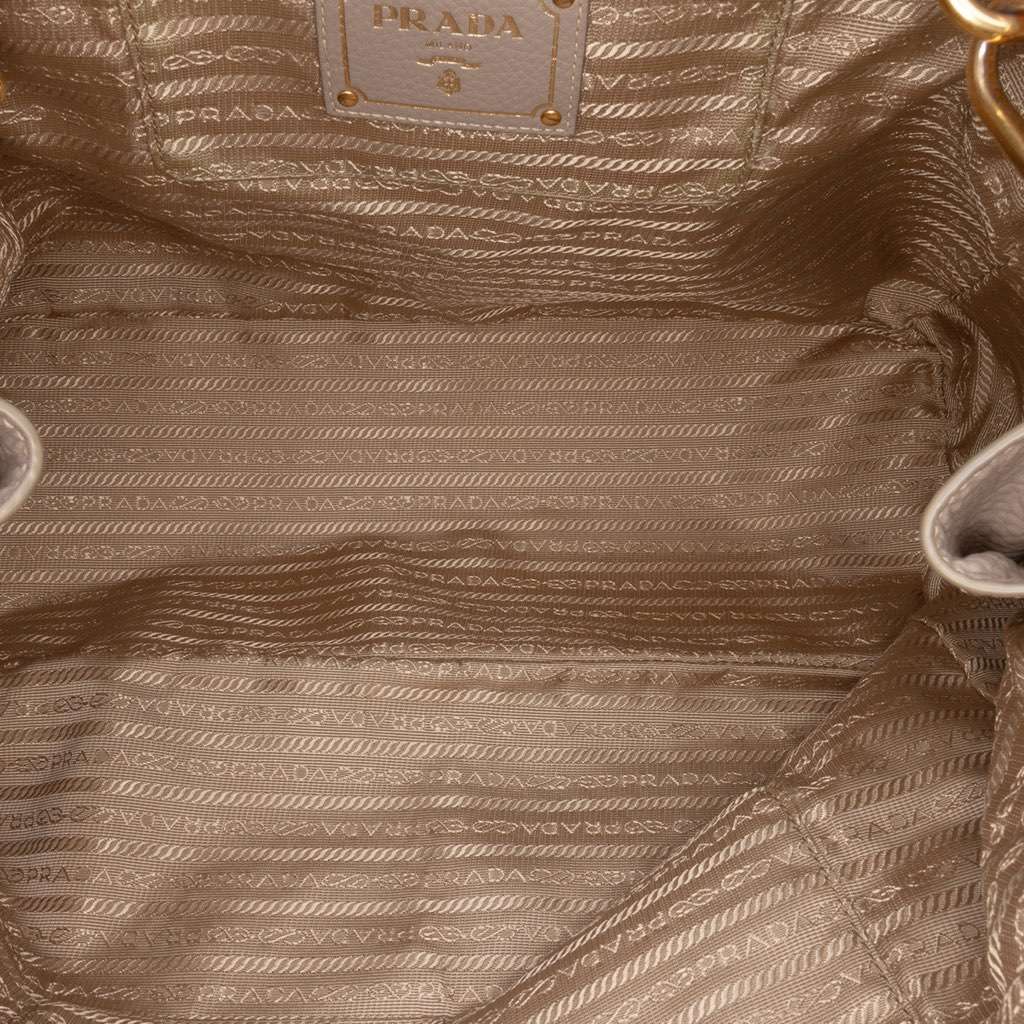 Prada Vitello Daino Open Convertible Tote - 4