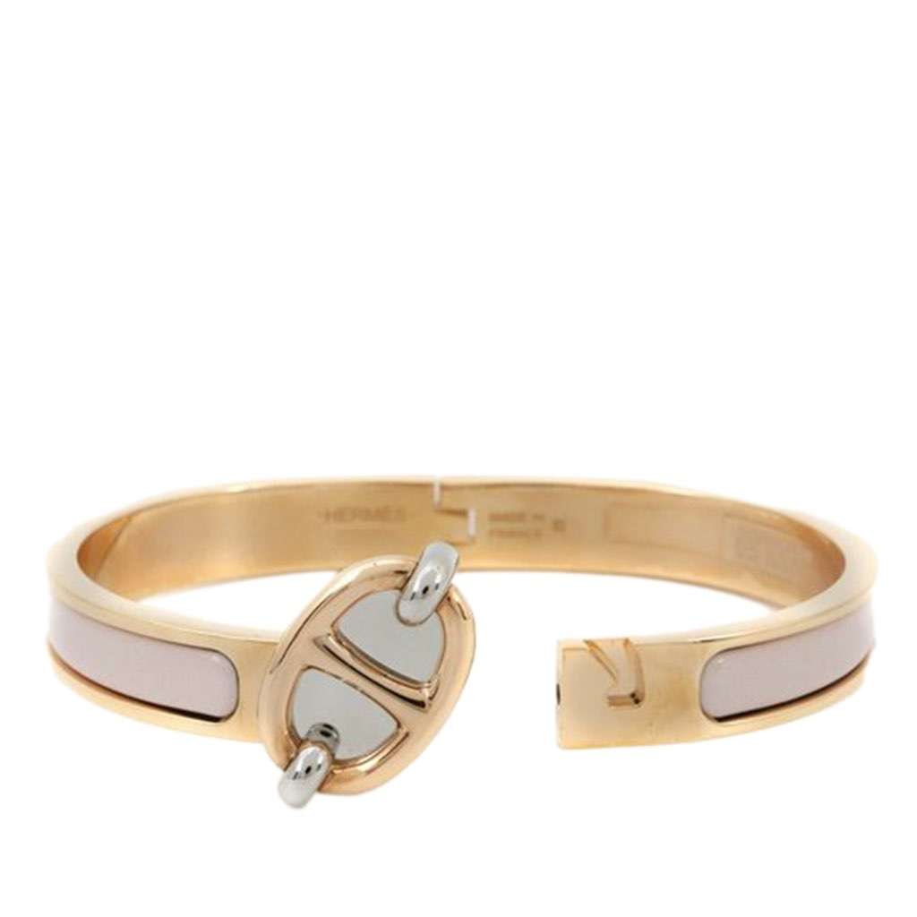 Hermès Enamel Mini Clic Chaine d'Ancre Bracelet PM - 4