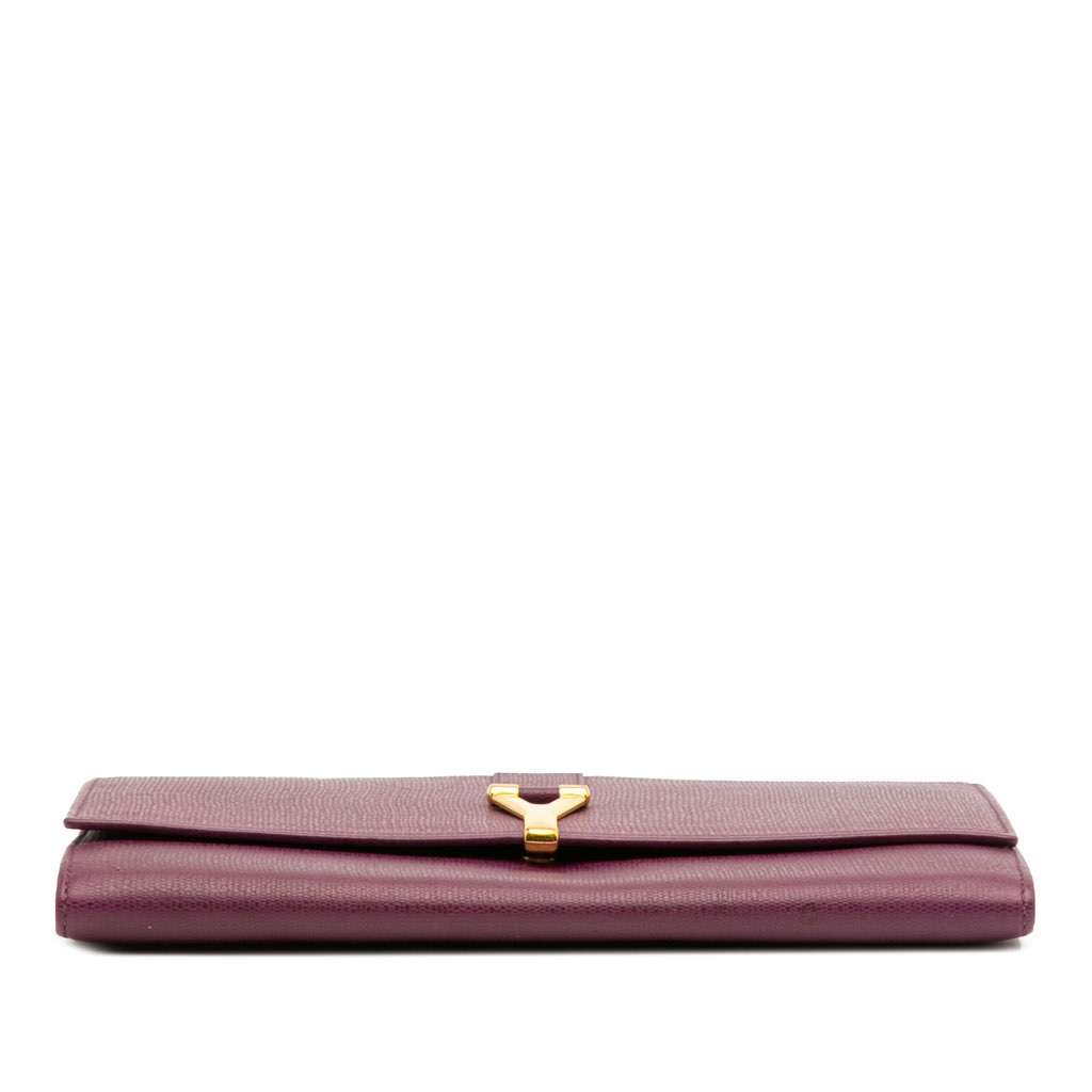 Yves Saint Laurent Leather Chyc Ligne Travel Wallet - 3