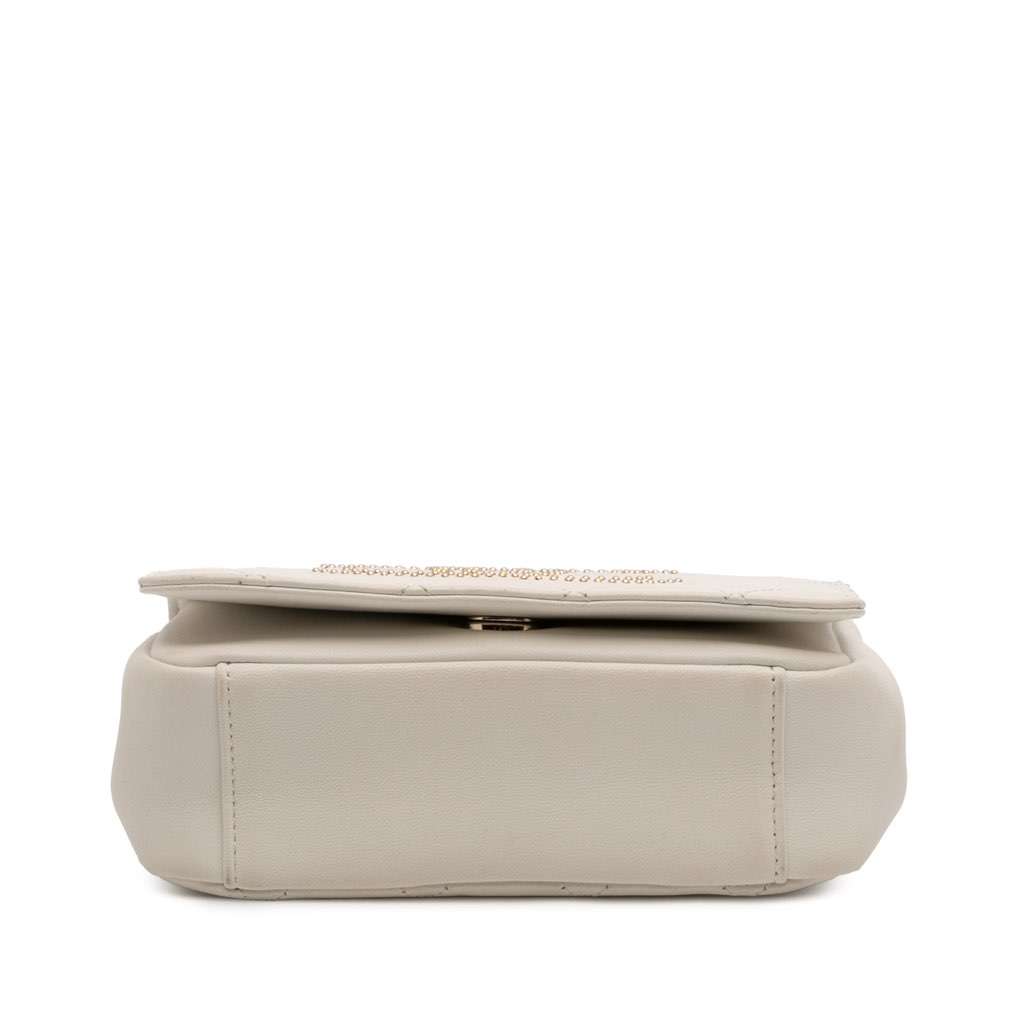 Chanel Quilted Lambskin Studded Beauty Begins Flap - Image 6