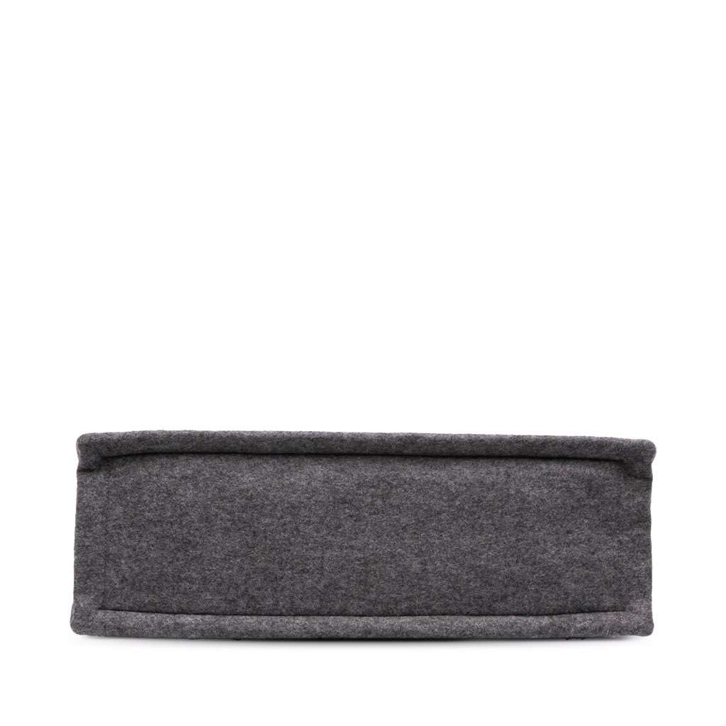 Saint Laurent Large Wool Rive Gauche Tote - 3