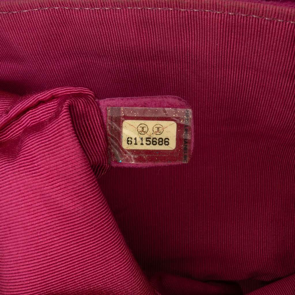 Chanel CC Choco Bar Suede Beaded Chain Flap - Detail 1