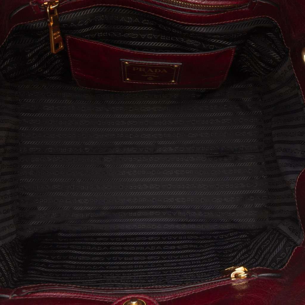 Prada Vitello Shine Shopping Tote - 4