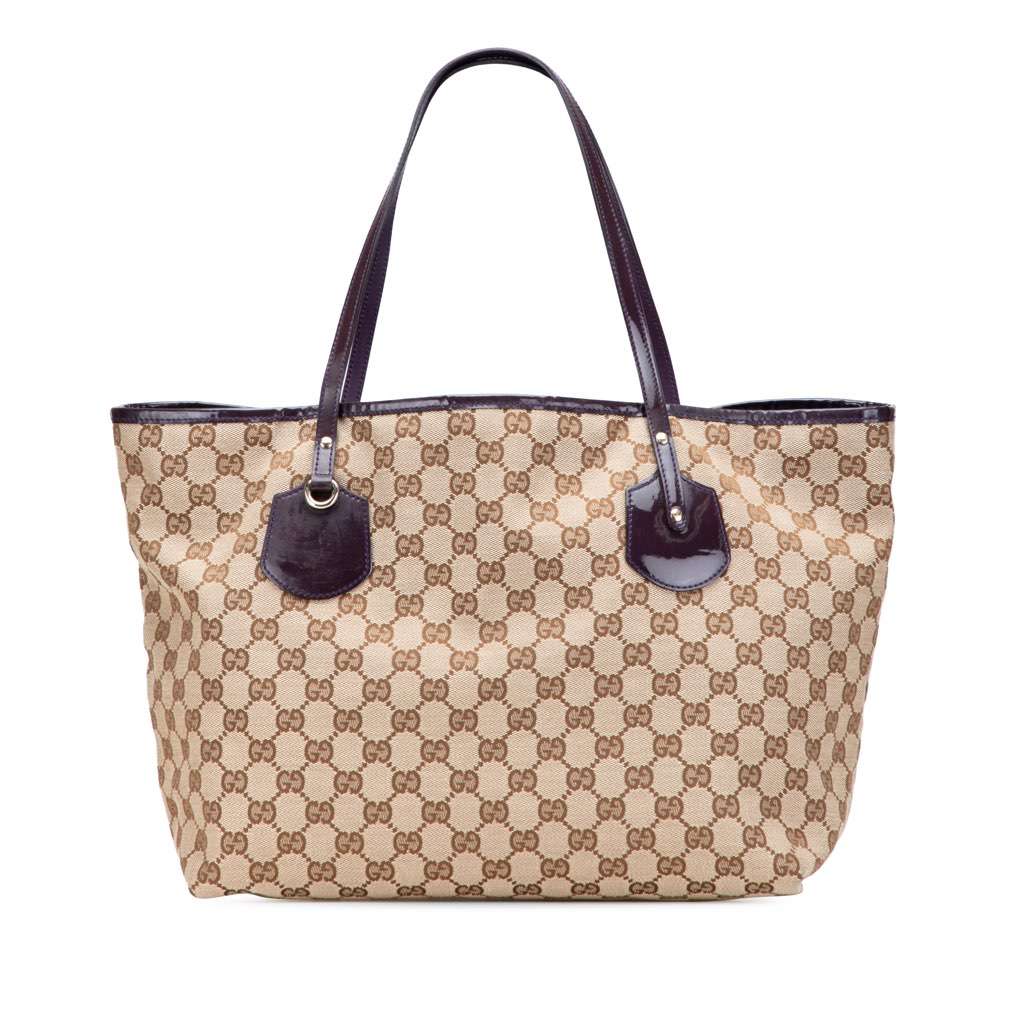 Gucci Medium GG Canvas Jolie Tote
