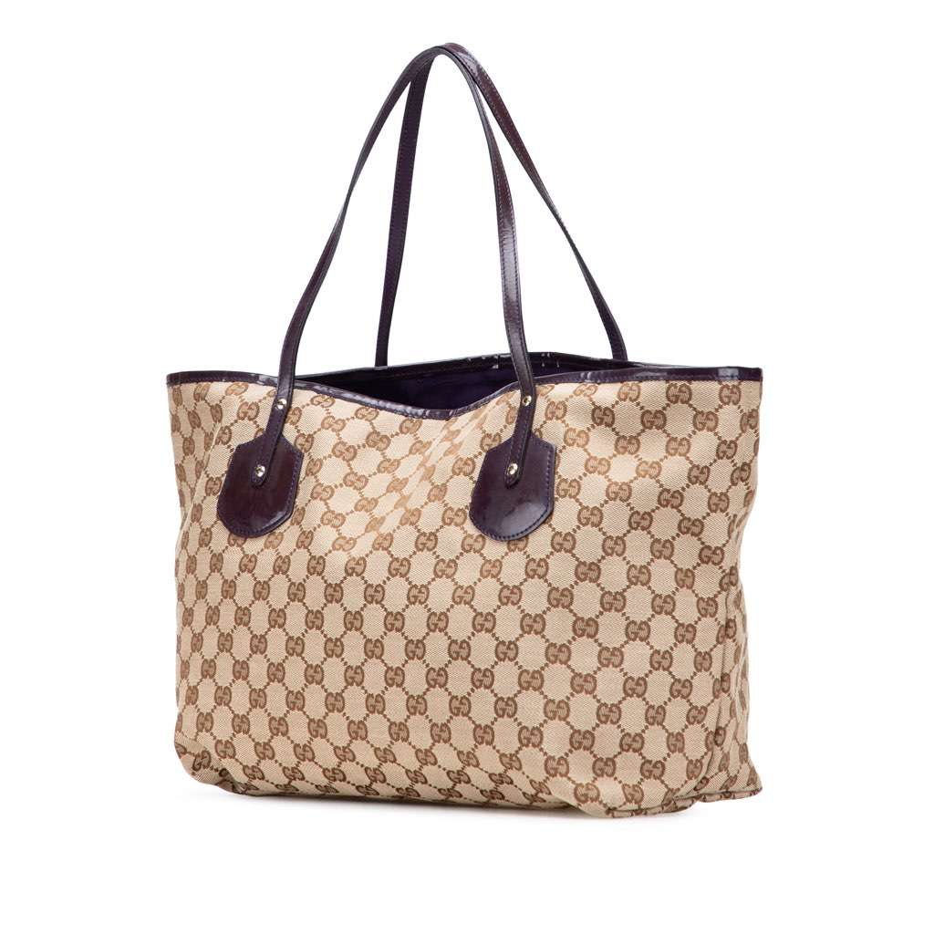Gucci Medium GG Canvas Jolie Tote - Back view