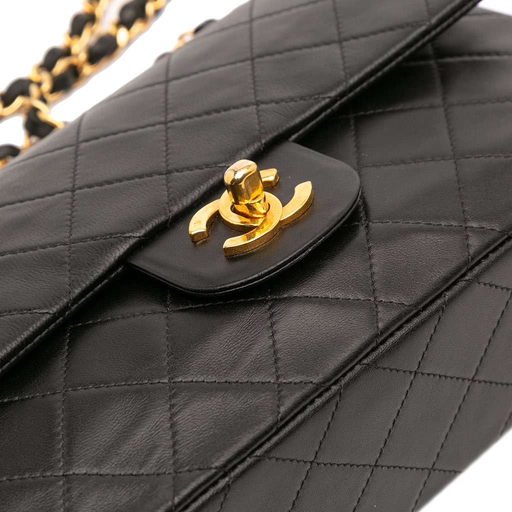 Chanel Small Classic Lambskin Double Flap - Image 11