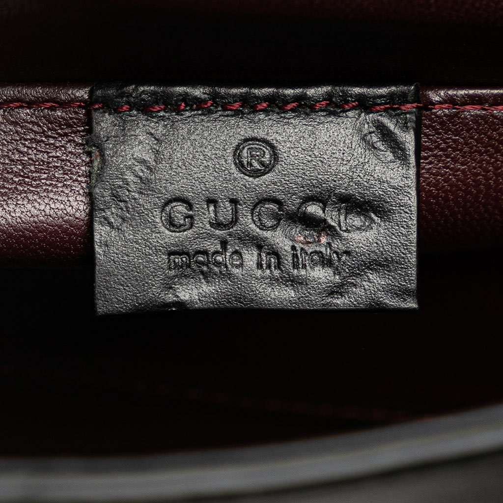 Gucci Small Leather Zumi Satchel - Side view