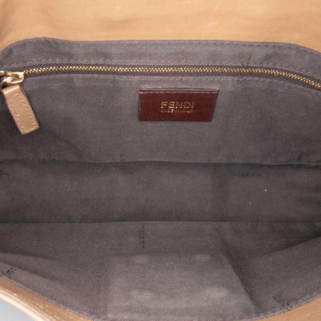 Fendi Leather Baguette Chain Flap - 4