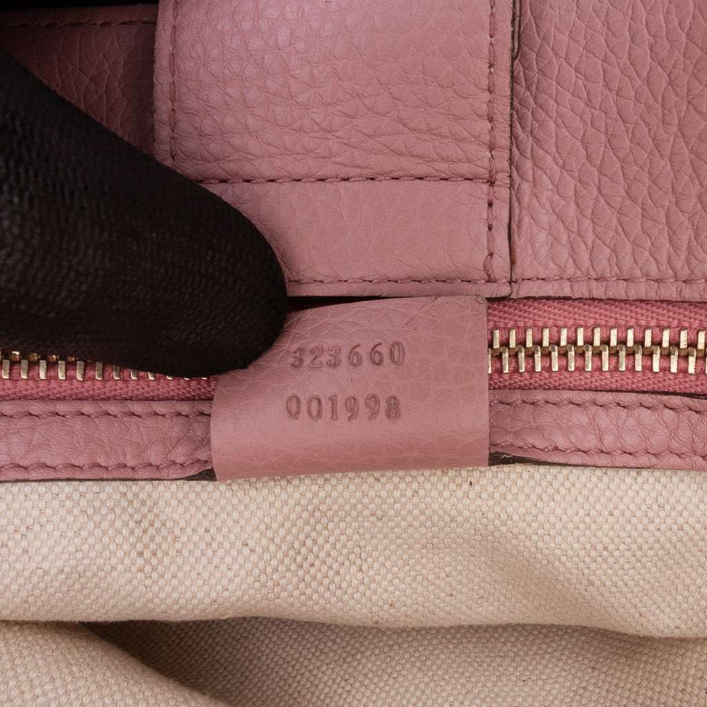 Gucci Medium Calfskin Bamboo Shopper Satchel - Detail 1