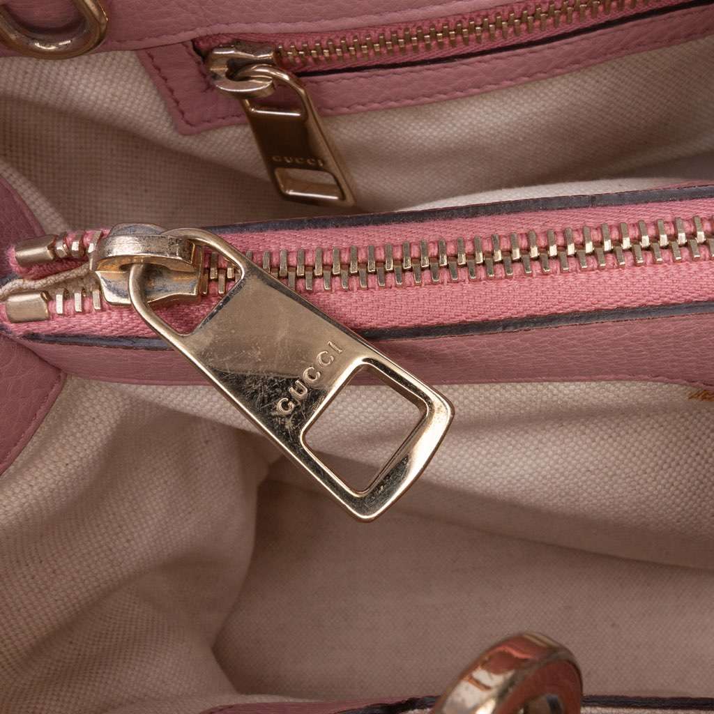 Gucci Medium Calfskin Bamboo Shopper Satchel - Detail 2