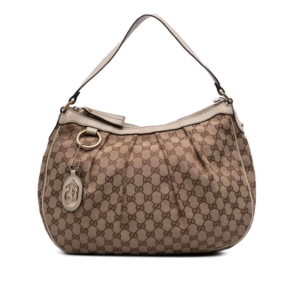 Gucci Medium GG Canvas Sukey Shoulder Bag