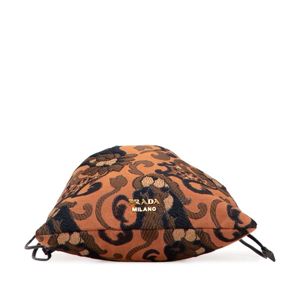 Prada Brocade Canvas Broccato Drawstring Pouch - 3
