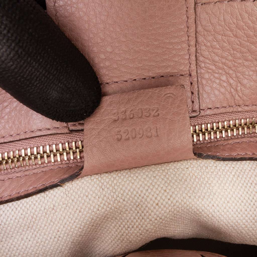Gucci Small Calfskin Bamboo Shopper Satchel - Detail 1