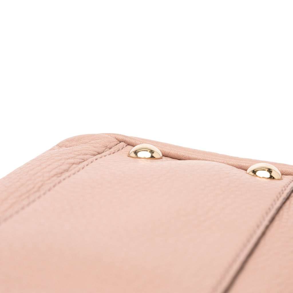 Gucci Small Calfskin Bamboo Shopper Satchel - Image 10