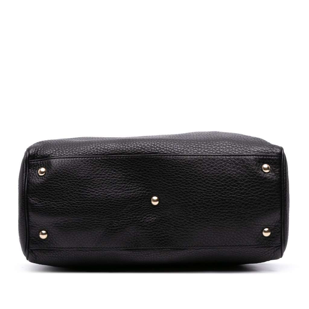 Gucci Medium Calfskin Bamboo Shopper Satchel - 3