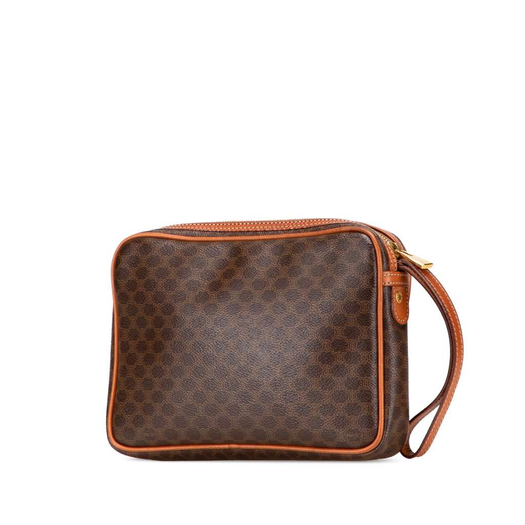 Celine Macadam Coated Canvas Clutch - 2